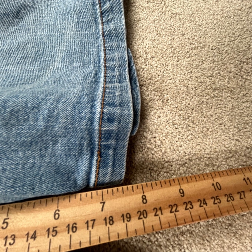 Harbor Bay‎ Mens Blue Denim Shorts Size 48 Continuous Comfort Waistband Stretch - Picture 2 of 8